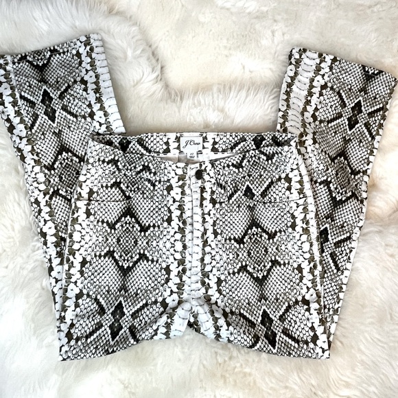 Python Snake-Print Jeans 🔥 petite friendly - Picture 1 of 5